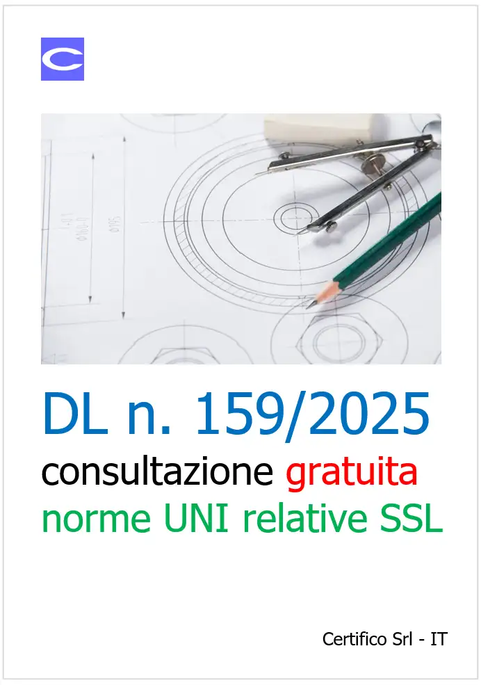 DL n. 159/2025 prevista consultazione gratuita norme UNI relative salute e sicurezza sul lavoro
